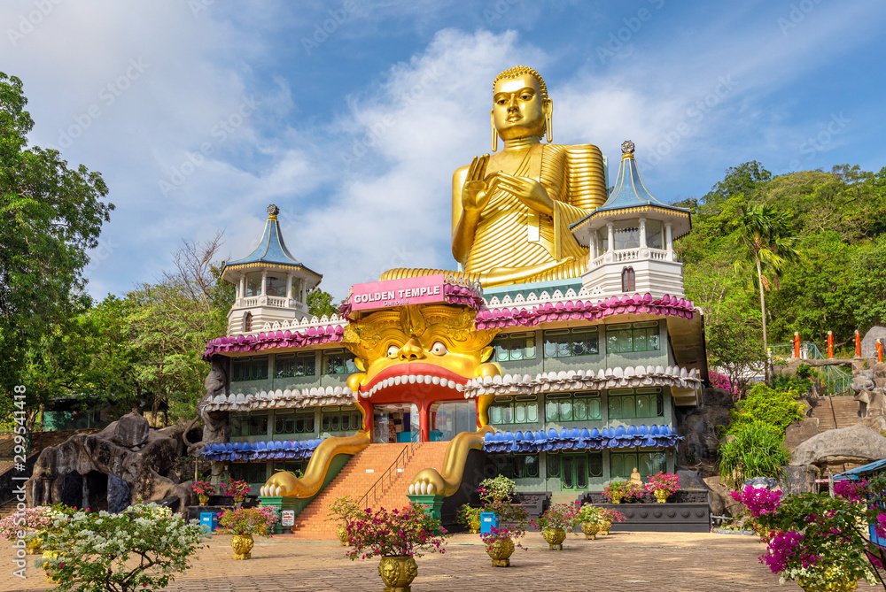 The Golden Buddha Statue and Museum Dambulla